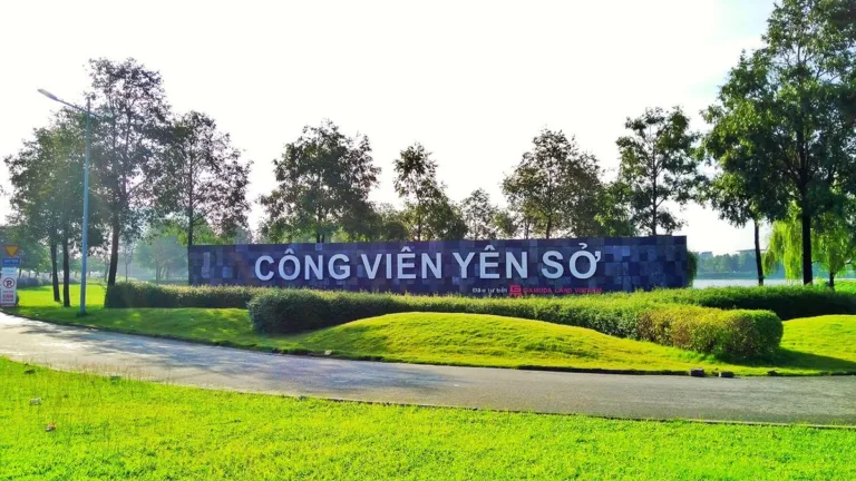 Giới thiệu về Hồ điều hòa công viên Yên Sở
