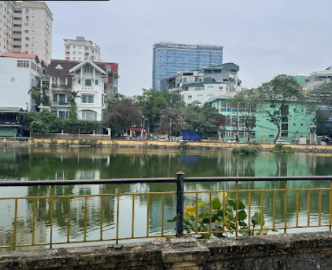 Cận cảnh khu vực Hồ điều hòa Phường Trung Hòa