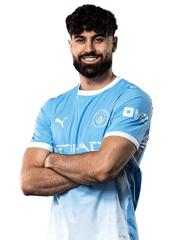 Chân dung chính diện Joško Gvardiol trên hồ sơ Manchester City