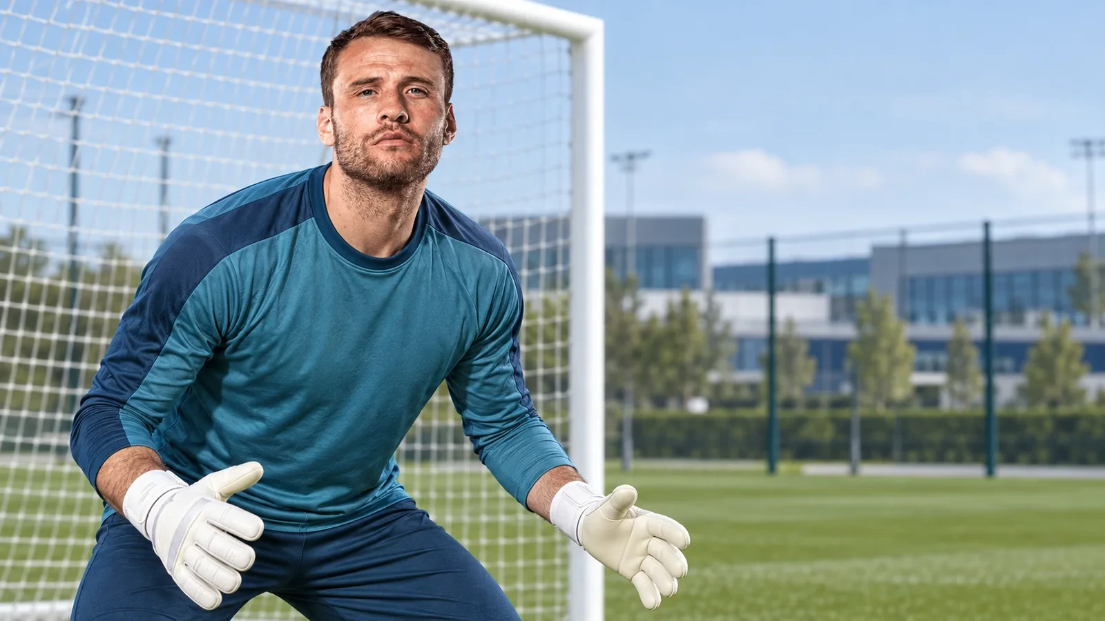 Marcus Bettinelli trong không gian chuẩn bị tập luyện của Manchester City