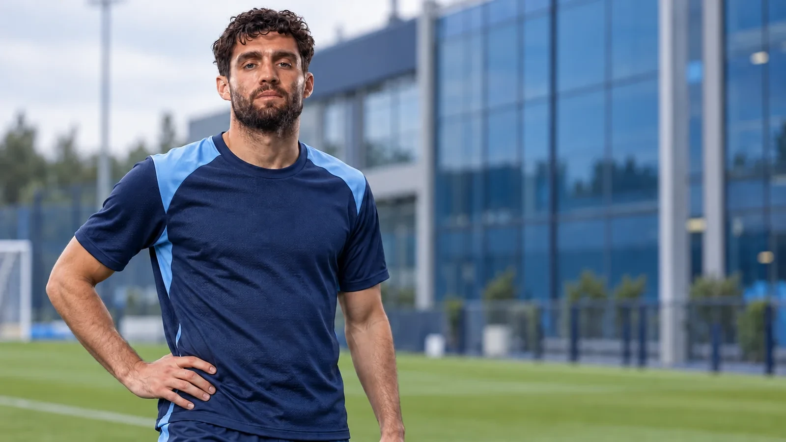 Mateo Kovačić trong không gian chuẩn bị tập luyện của Manchester City