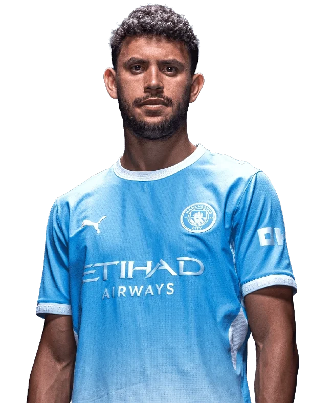 Chân dung chính diện Matheus Nunes trên hồ sơ Manchester City