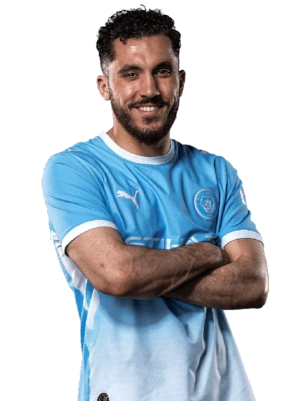 Chân dung chính diện Rayan Cherki trên hồ sơ Manchester City