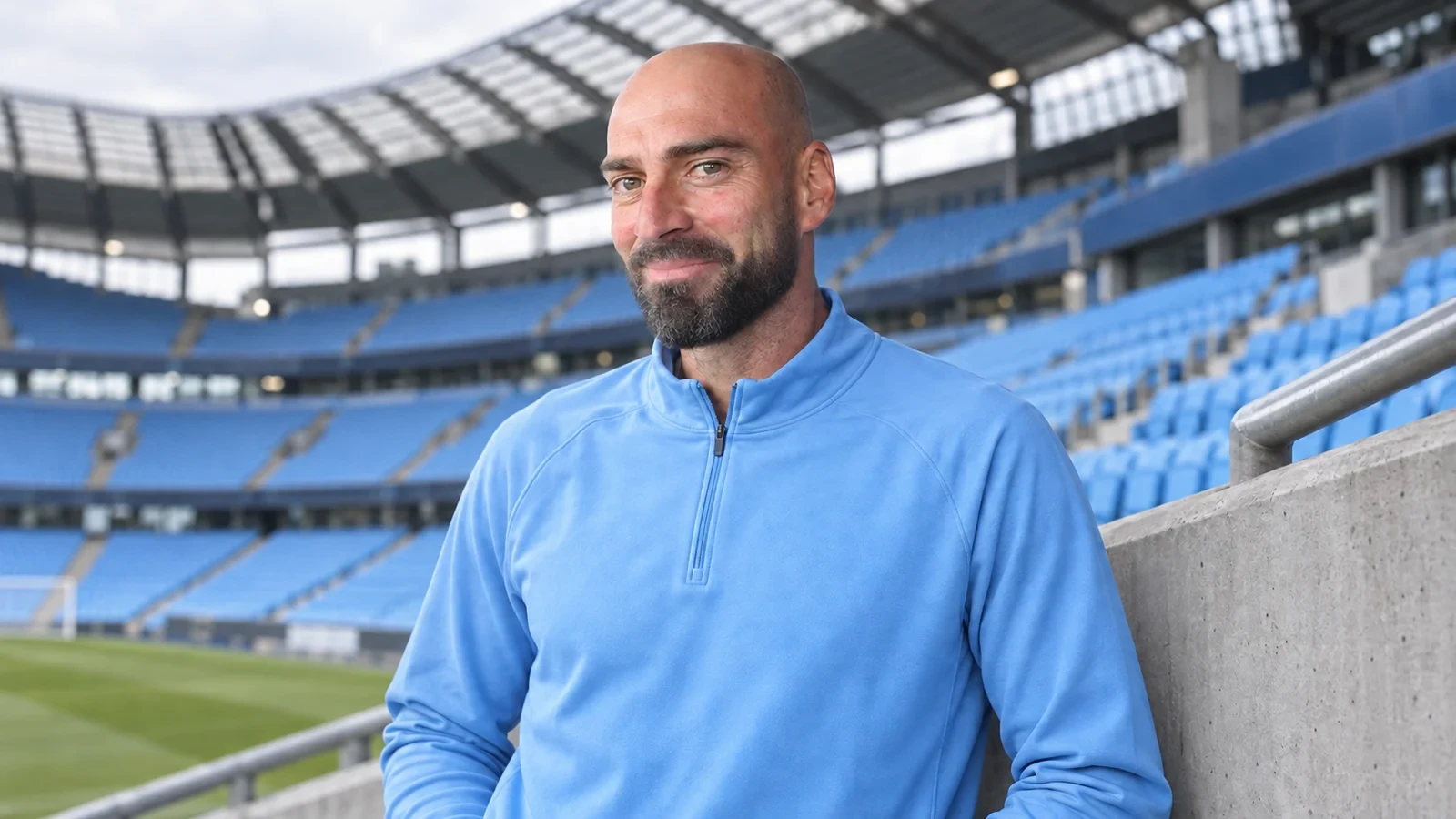 Willy Caballero trong khung cảnh chuẩn bị chuyên môn minh họa